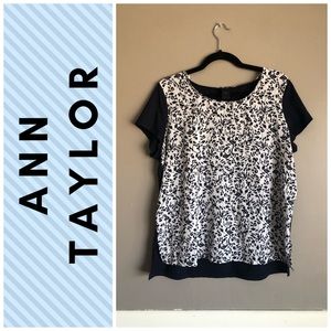 Ann Taylor Mixed Media Tee